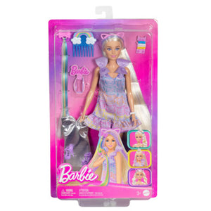 Barbie fun fancy pop - blonde modepop met extra lang haar en 2 looks