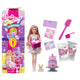 Barbie uitpakparty dierenverjaardag - pop met paarse highlights