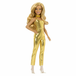 Load image into Gallery viewer, Barbie fashionistas 65 jaar - goud pak - modepop
