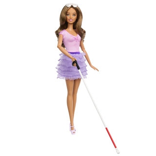 Load image into Gallery viewer, Barbie pop fashionista met paarse jurk

