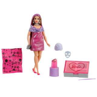 Load image into Gallery viewer, Ty barbie reveal par unbox glam pink curvy doll
