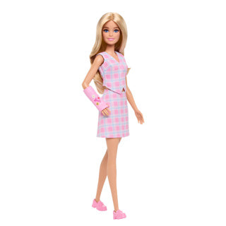 Barbie fashionistas - met roze gipsverband - modepop