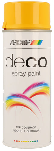 Motip Spuitbus 400 ml hoogglans geel groen