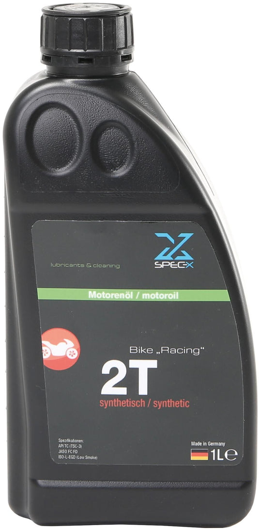 Spec-x motorolie bike 2t racing motor oil 2t racing 1l bike