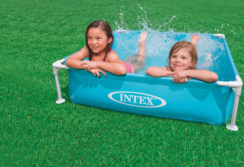 Load image into Gallery viewer, Intex mini frame kinder zwembad blauw, 122x122 cm, leeftijd 3+
