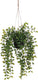 Mica decorations - ficus kunst hangplant in pot - h46 x ø20 cm - groen
