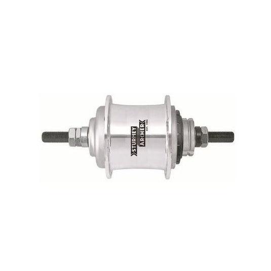 Versnellingsnaaf Sturmey Archer S-RF3 3 speed vrijloop - 36 gaats - zilver