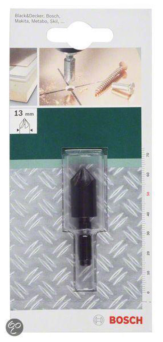Bosch - conische verzinkboor gereedschapsstaal 10,0 mm, m5, 50 mm