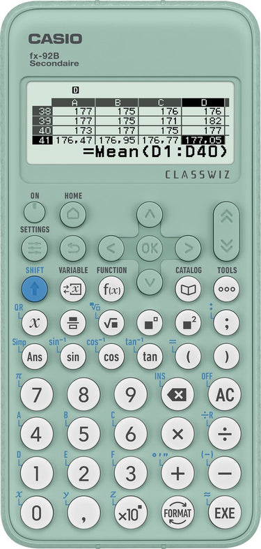 Casio fx-92b secondaire - wetenschappelijke rekenmachine (belgië)