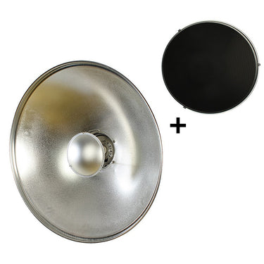 Studioking beauty dish zilver sk-bd550 55 cm met honingraat