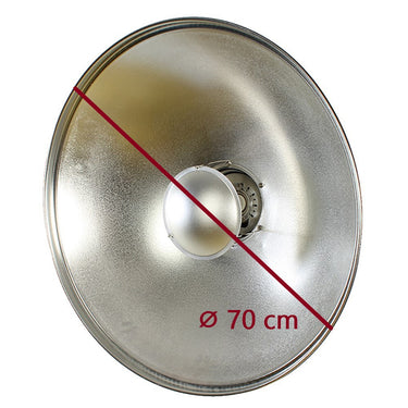 Studioking beauty dish zilver sk-bd700 70 cm met honingraat