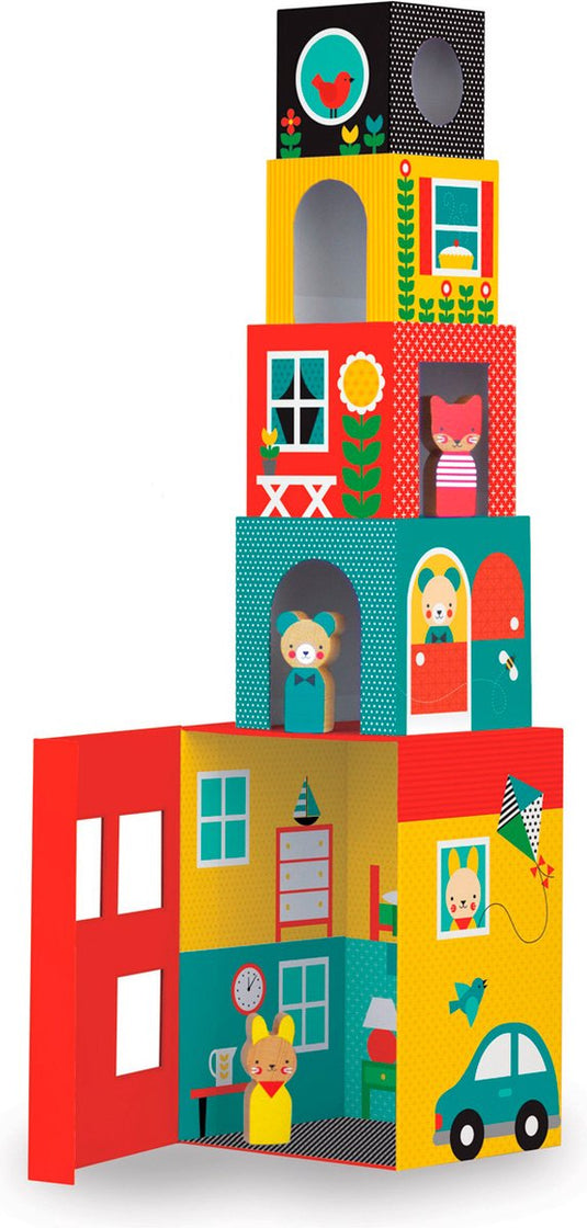 Petit collage stapeltoren kiekeboe junior