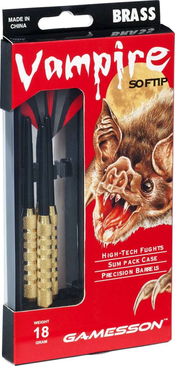 Load image into Gallery viewer, Bex sunsport dartpijlen set vampire – recreatieve dartpijlen – soft tip - complete set voor thuisgebruik – precisiespel – vanaf 8 jaar - 18 gram
