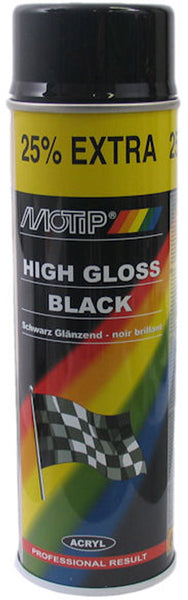 spray paint acrylic paint high gloss black 500 ml