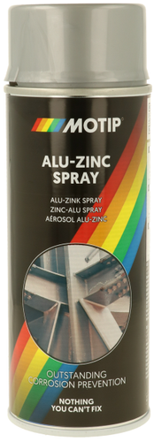 Zink alu spray, 400 ml. Motip