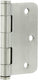 Starx scharnier vierkant model, met losse pen, ronde hoeken, rvs 76 x 76 mm (3 stuks)