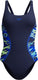 Speedo hyperboom muscleback 1 piece dames sportbadpak - marine blauw