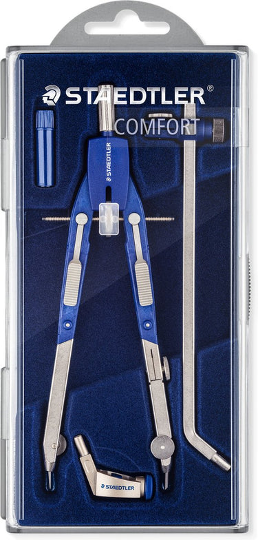 Staedtler mars comfort 552 - passer met precisiewieltje en snelverstelling met druktoetsen