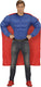 Finidi superman kostuum | amerikaanse superheld held super power kostuum | large | carnaval kostuum | verkleedkleding