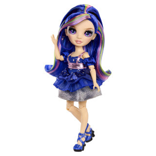Load image into Gallery viewer, Rainbow high be dazzling-modepoppen - genevieve bleue (blauw) met bedazzle-tool en glinsterende strass-steentjes
