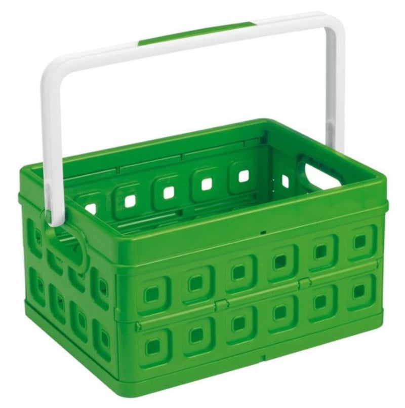 Load image into Gallery viewer, Sunware vouwkrat 24ltr groen handgreep
