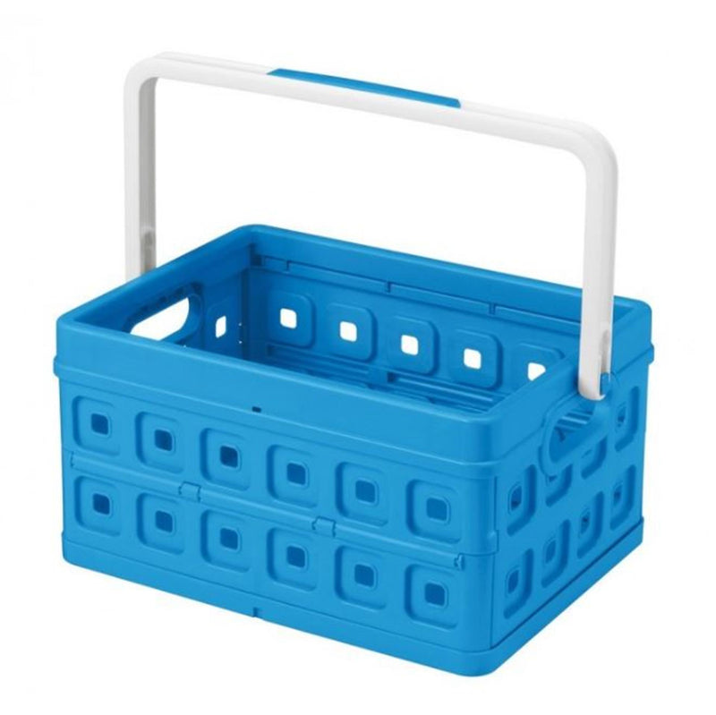 Load image into Gallery viewer, Sunware vouwkrat 24 ltr blauw wit
