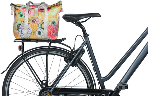 Basil Bloom Field - bicycle handbag - 8-11 liters - front/back - yellow