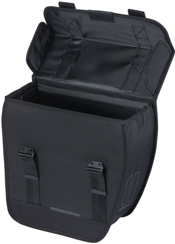 Basil Tour Right - single pannier - 14 liters - black