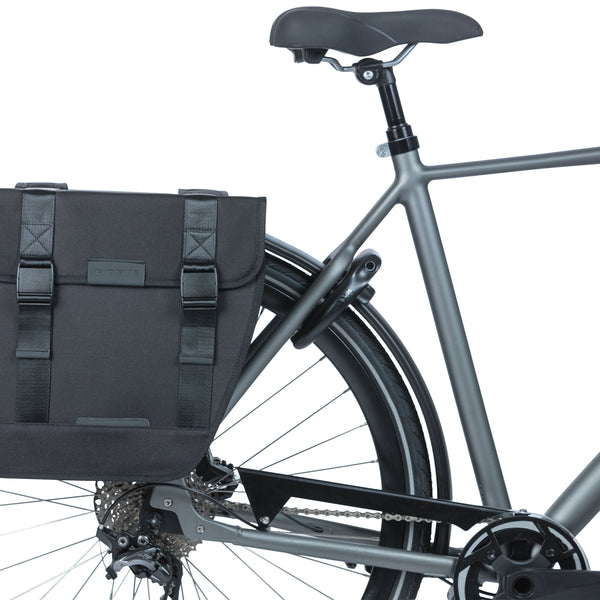 Basil Tour - double bicycle bag - 28 liters - black