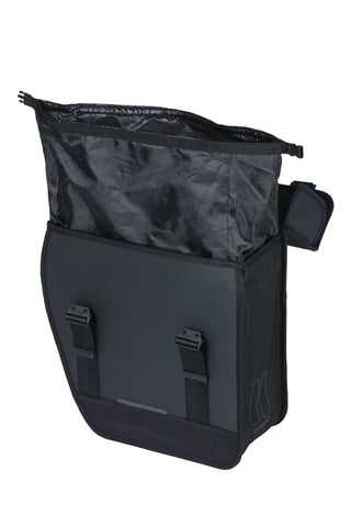 Basil Tour Waterproof Left - single pannier - 14 liters - black