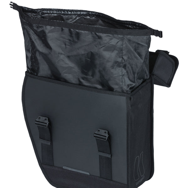 Basil Tour Waterproof Left - single pannier - 14 liters - black