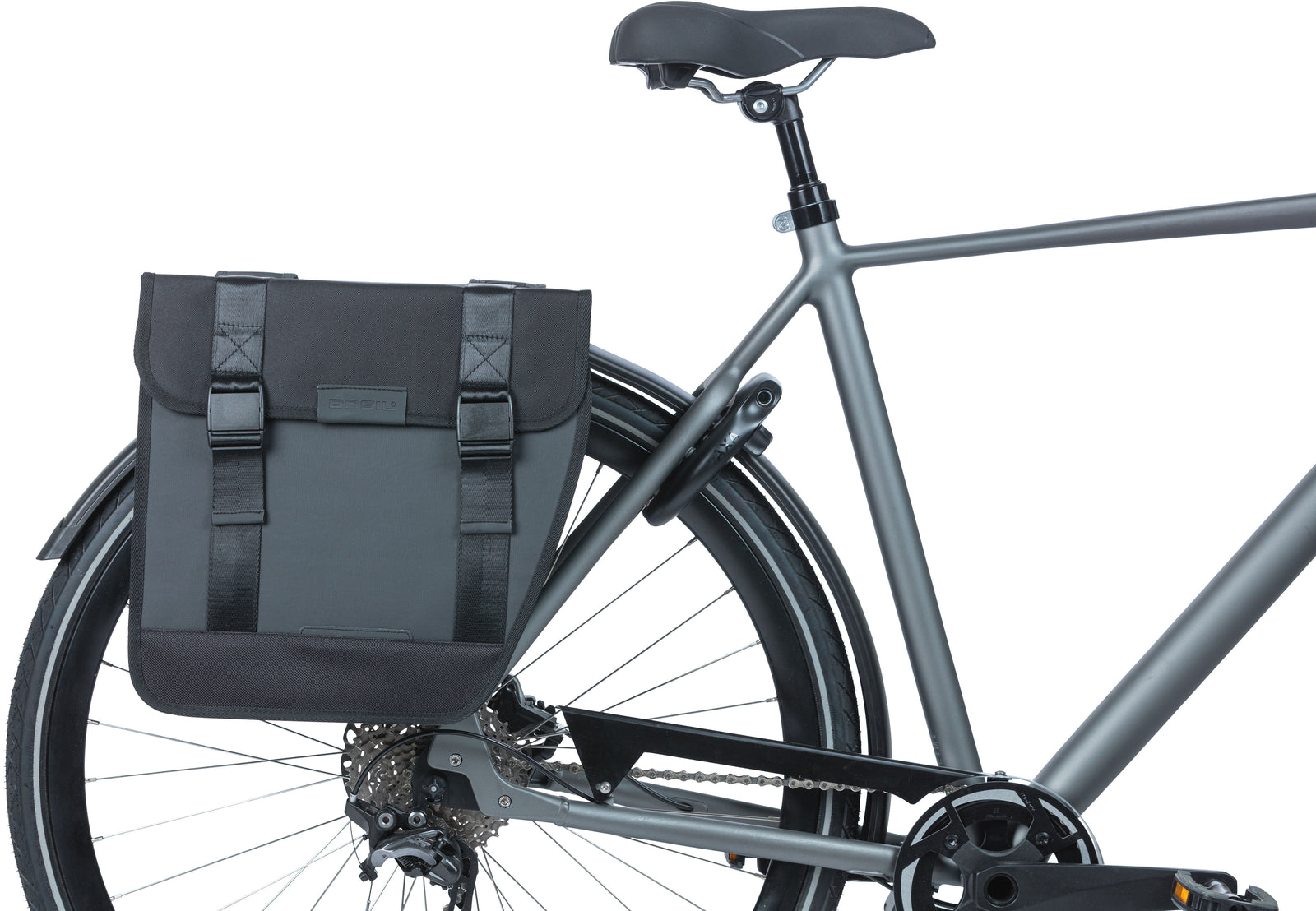 Basil Tour Waterproof - double pannier - 28 liters - black