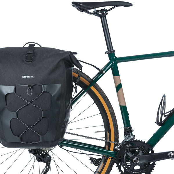 Basil Navigator Waterproof L - single pannier - 25-31 liters - black