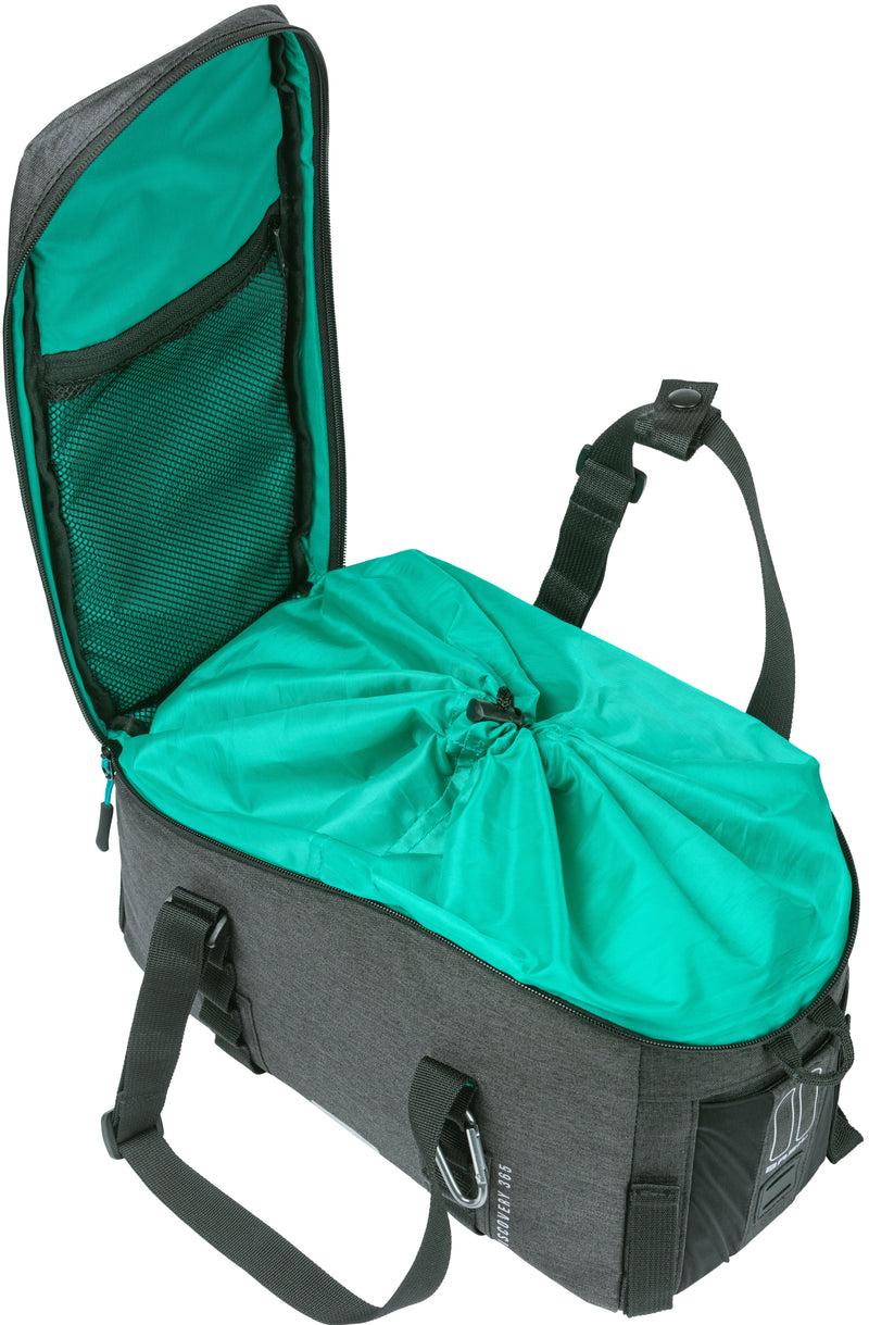 Load image into Gallery viewer, Basil Discovery 365D Bagagedragertas M - Zwart, waterafstotend, 9L, unisex, sportief
