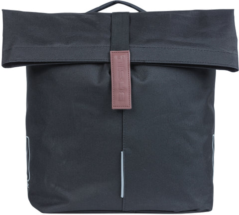 Basil - City - double bicycle bag MIK - 28-32 liters - black