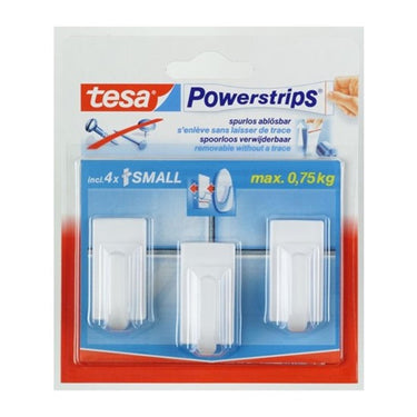 Tesa haak small classic wit ophang haak