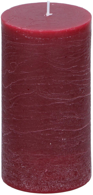 Arti casa stompkaars ø7 x 13 cm - 46 branduren - bordeuxrood