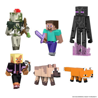 Load image into Gallery viewer, Mattel minecraft action figure steve 8 cm action figuur
