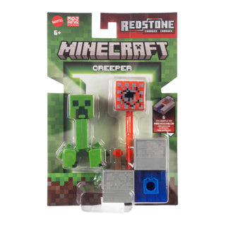 Load image into Gallery viewer, Mattel minecraft redstone charged creeper actiefiguur en accessoireset
