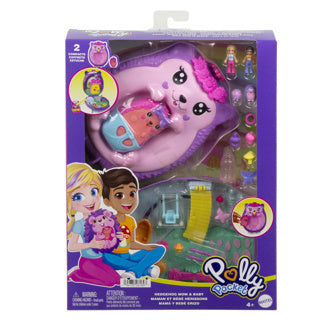 Load image into Gallery viewer, Polly pocket hedgehog mam en pap compact
