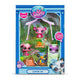 Bandai littlest pet shop playset camping 3-pack | 6 stuks