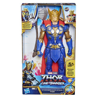 Hasbro marvel avengers titan hero - speelfiguur (30cm) love and thunder - stormbreaker - met geluiden