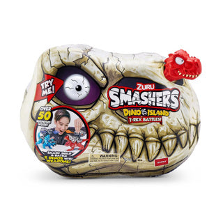 Load image into Gallery viewer, Zuru smashers dino island t-rex battle playset
