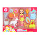 No brand pop set met accessoires 2 assorti | 6 stuks
