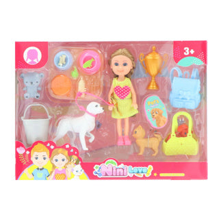 Load image into Gallery viewer, No brand pop set met accessoires 2 assorti | 6 stuks
