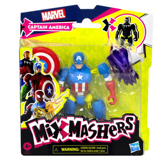 Load image into Gallery viewer, Hasbro mixmashers avengers figuur captain america | 2 stuks
