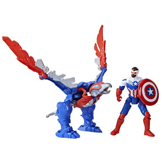 Load image into Gallery viewer, Marvel mech strike captain america 10 cm
