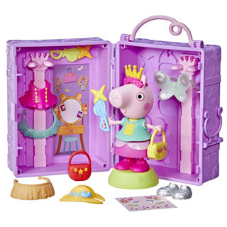 Hasbro peppa pig kledingkast speelset met accessoires en stickers.