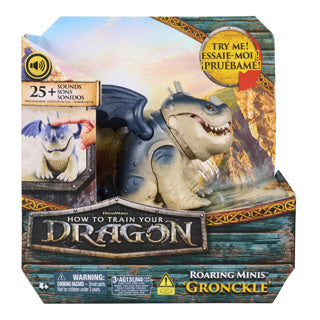 Load image into Gallery viewer, Dreamworks dragons how to train your dragon - hoe tem je een draak - roaring minis gronkel interactieve draak met 25 geluiden - speelgoed
