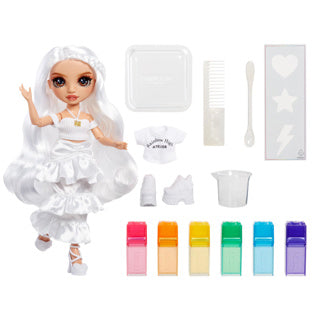 Rainbow high watercolor create-modepop - bruine ogen